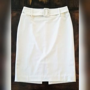 White Pencil Skirt